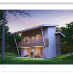 Rear View of Deluxe Cottage | Ishaan Group